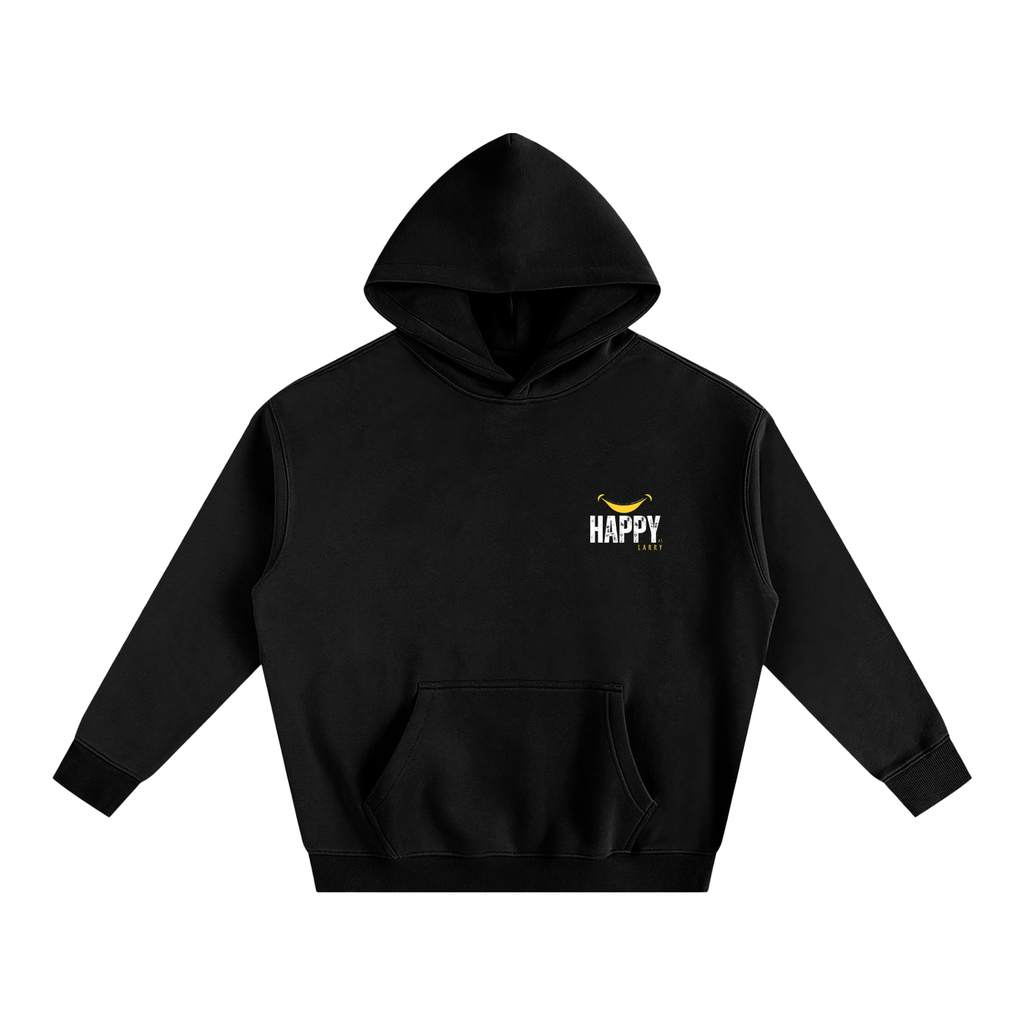 Oversize “Happy as Larry” Fleeced Hoodie