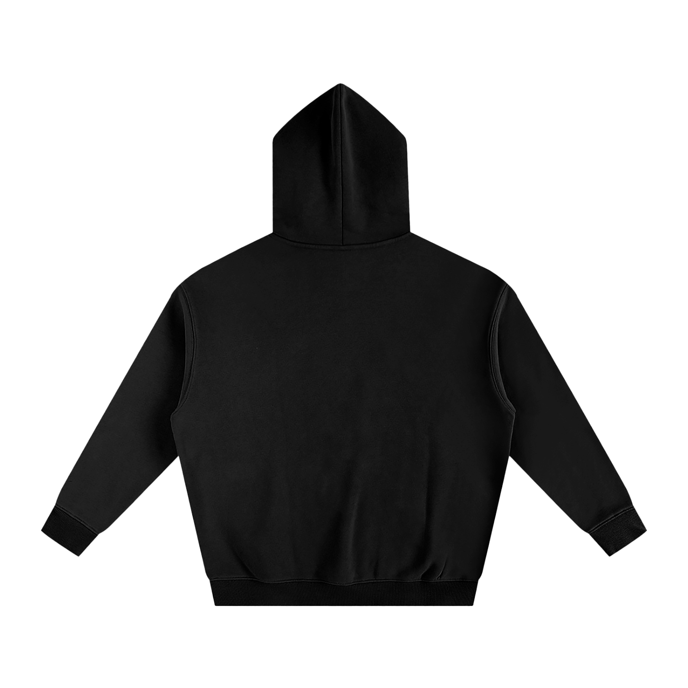 Oversize “Happy as Larry” Fleeced Hoodie