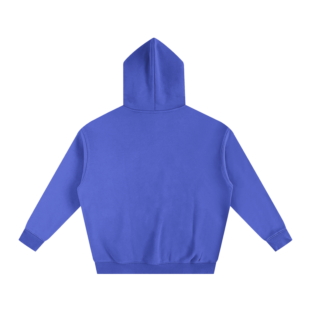 Oversize “Happy as Larry” Fleeced Hoodie